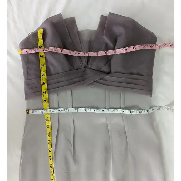 BCBG MAXAZRIA RUNWAY Purple Strapless Dress Size 6 - Picture 10 of 15